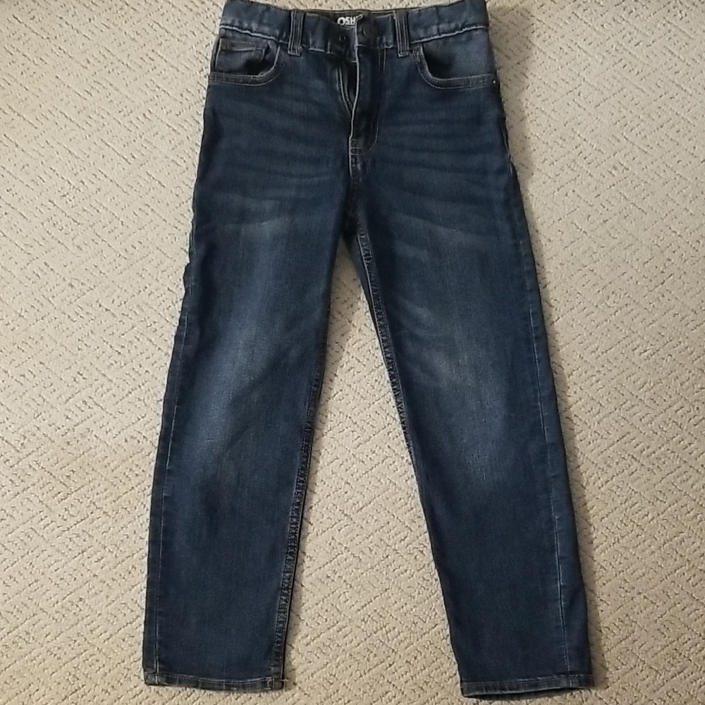 Boy's Blue Denim Jeans Size 7R/7A Straight Leg